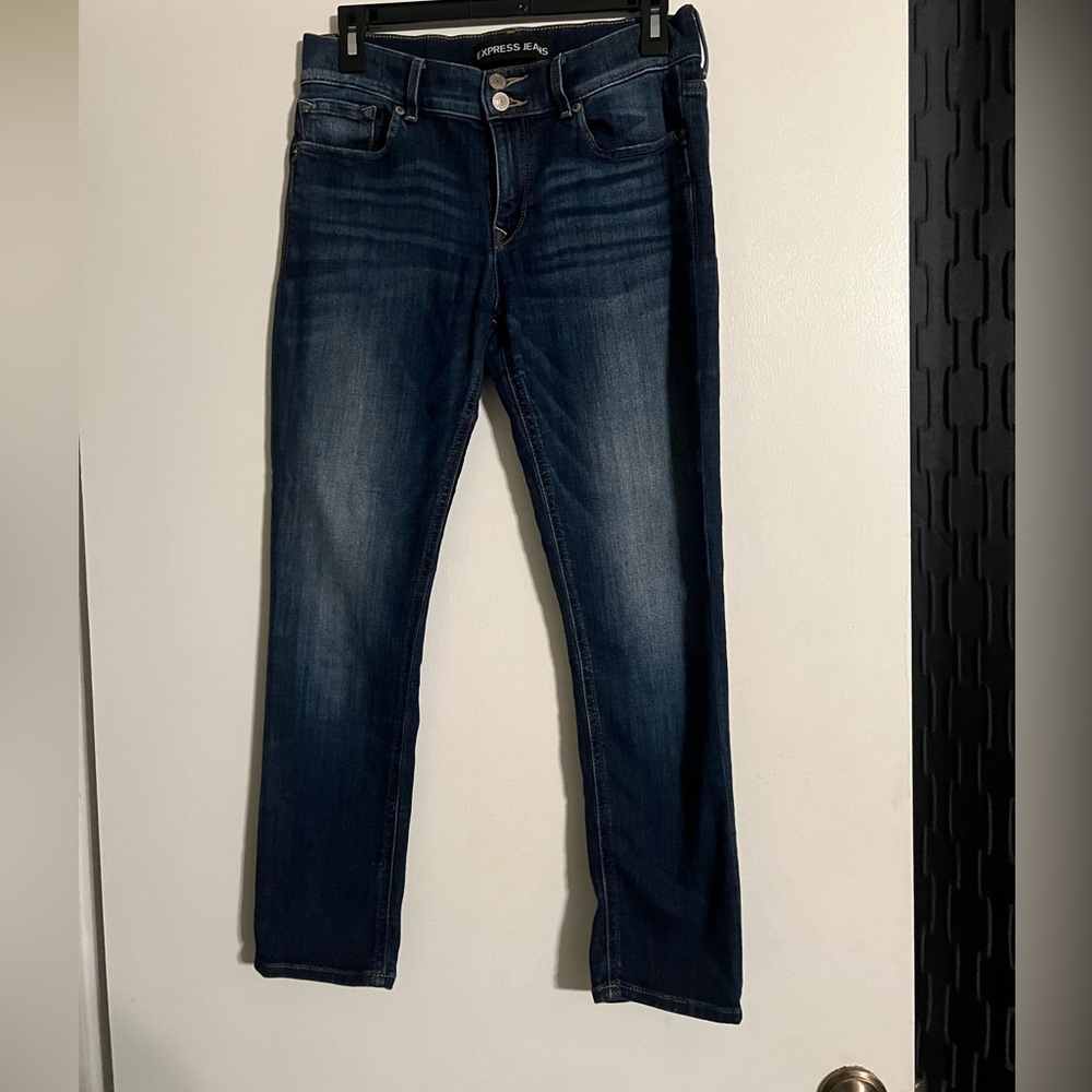 Express cropped jeans. Size 6R